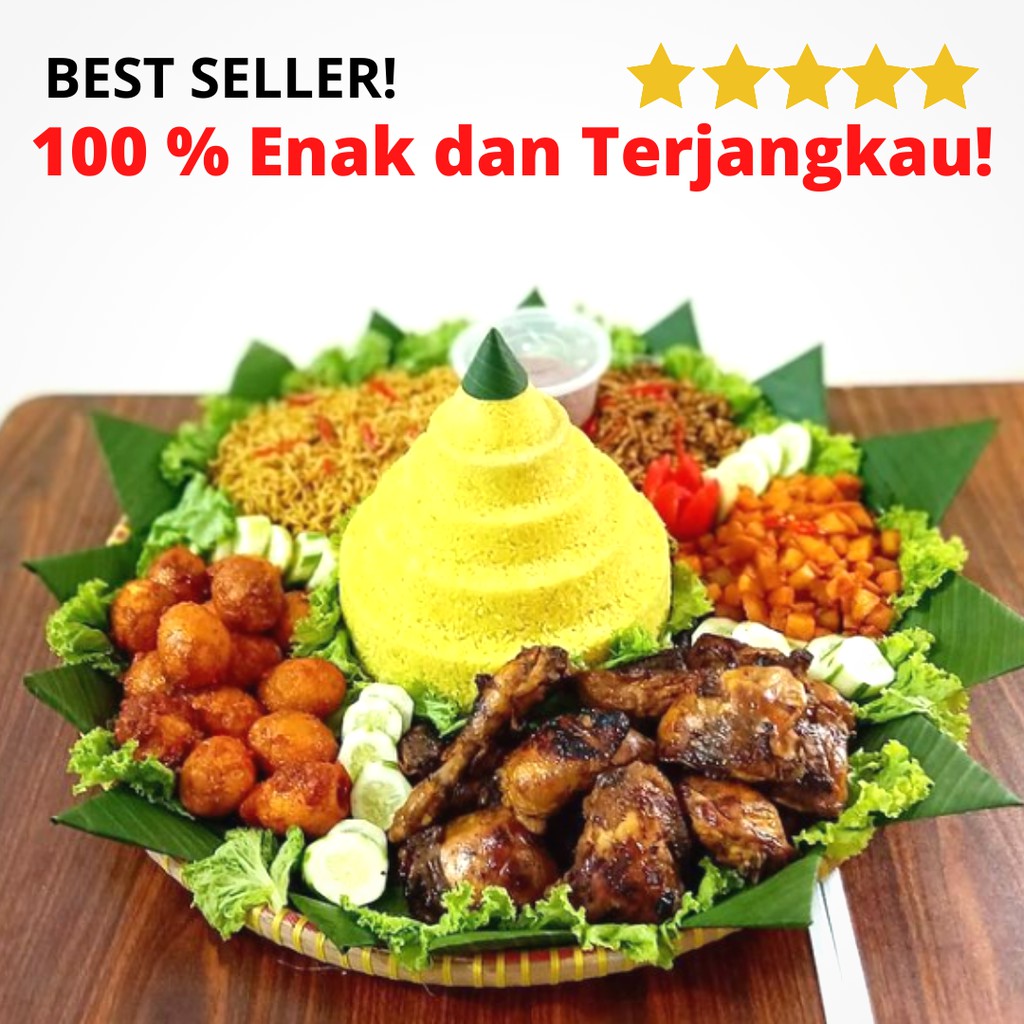 Jual Tumpeng Besar Tampah Nasi Kuning Murah 10 15 20 25 30 Porsi