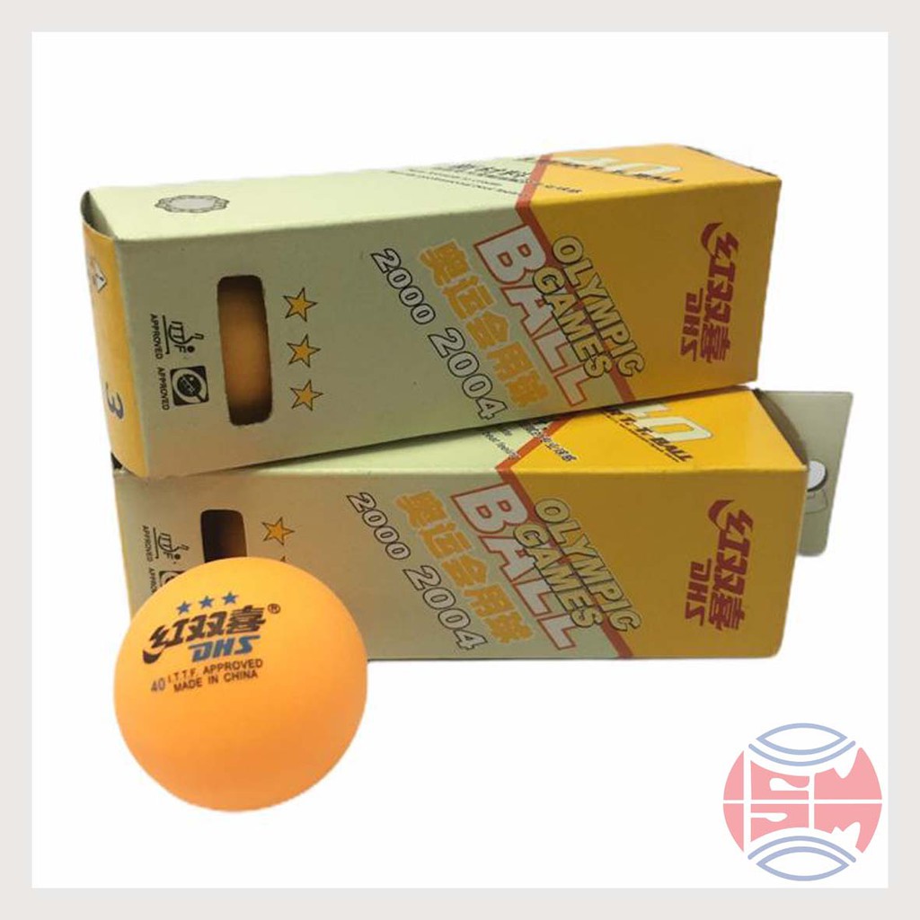 Jual Bola Pingpong DHS 3 STAR (3pcs) | Shopee Indonesia