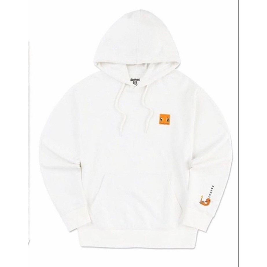 SPAO x Pokemon Pullover Hooded White FAIFAI