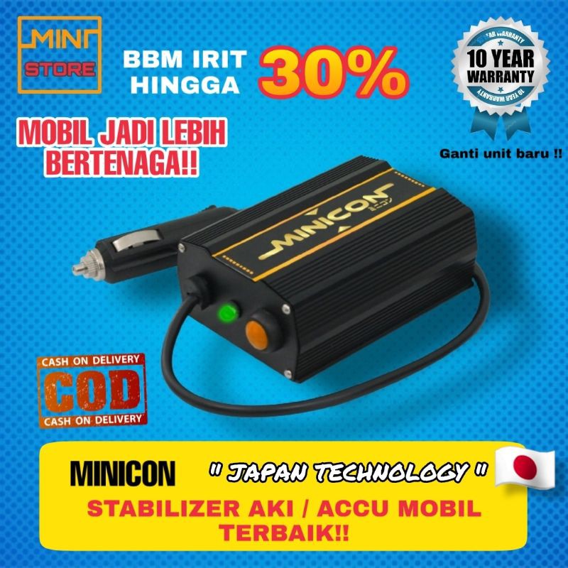 Jual MINICON VOLT STABILIZER AKI ACCU MOBIL ORIGINAL GARANSI 10 TAHUN ...