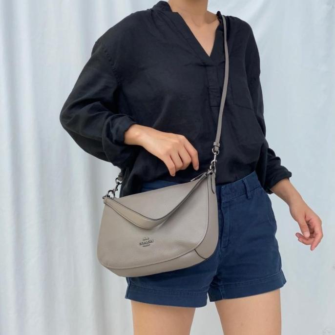 Sutton crossbody in polished pebble leather deals