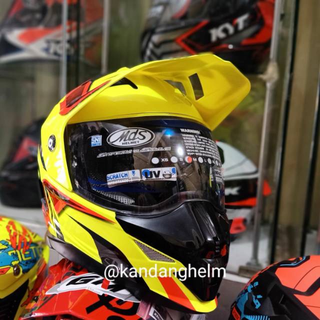Helm Supermoto Helm Full Face Cross Jual HELM MDS SUPER PRO