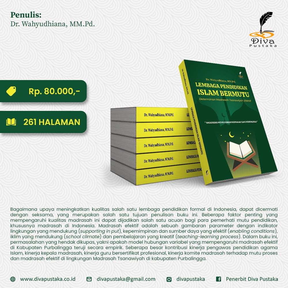 Jual Buku Lembaga Pendidikan Islam Bermutu Determinan Madrasah ...