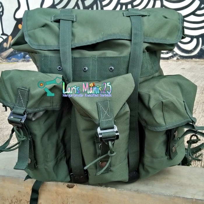 Jual Tas Ransel Korea jatah TNI Tas Punggung Army | Shopee Indonesia