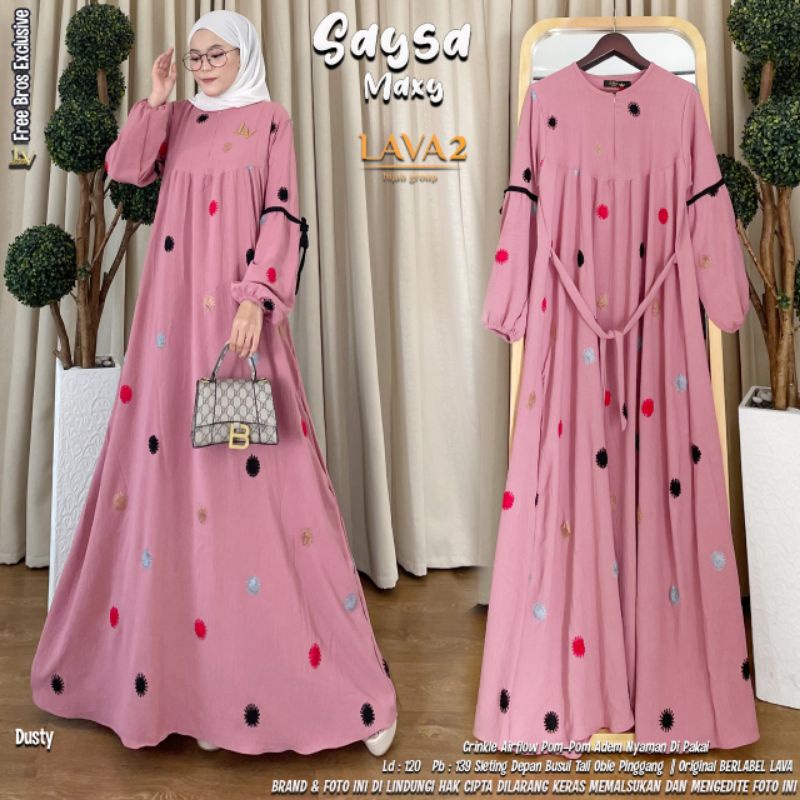 Jual Saysa Maxy Dress by Lava2 | Shopee Indonesia