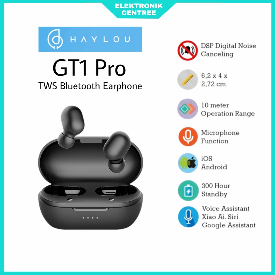 HAYLOU GT1 Pro TWS Bluetooth Earbuds Wireless Touch Control