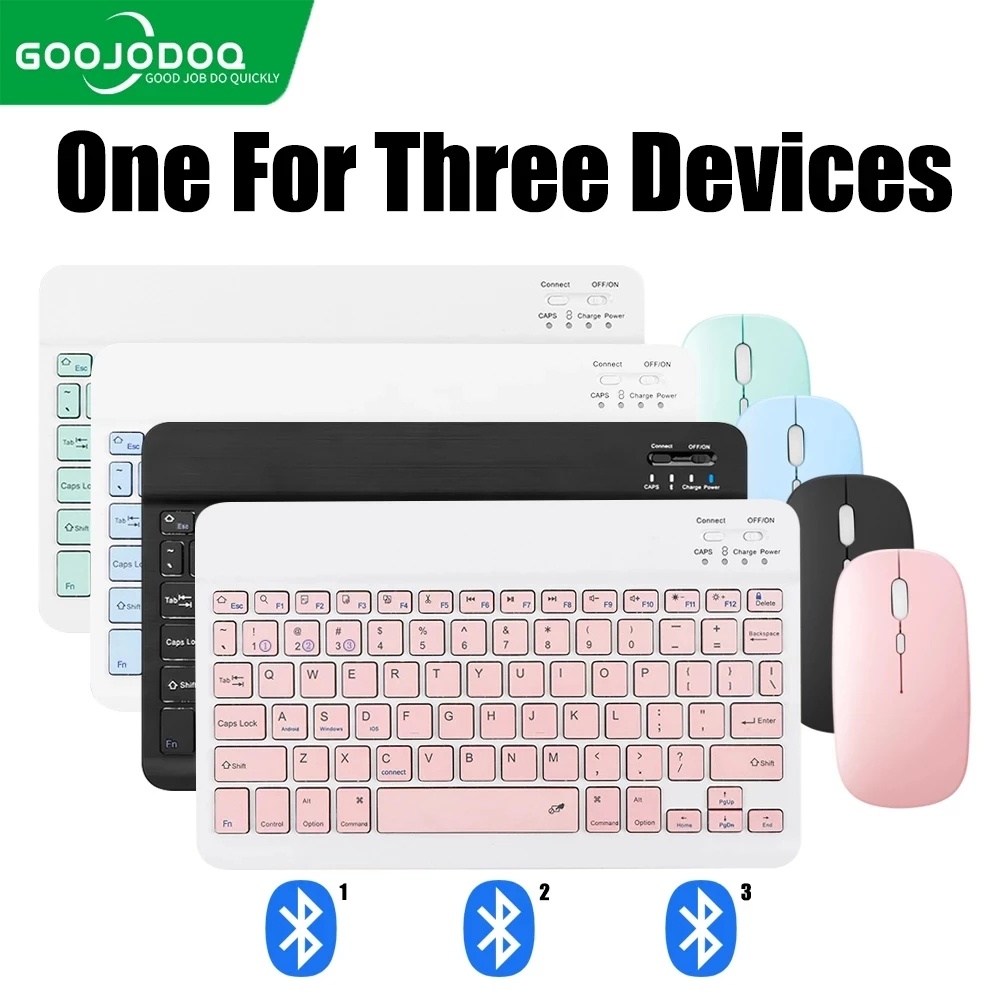 Promo Goojodoq Xiaomi Mi Pad 5/5 Pro 11 Case w Bluetooth Wireless Keyboard  - Hitam - Jakarta Utara - Goojodoq