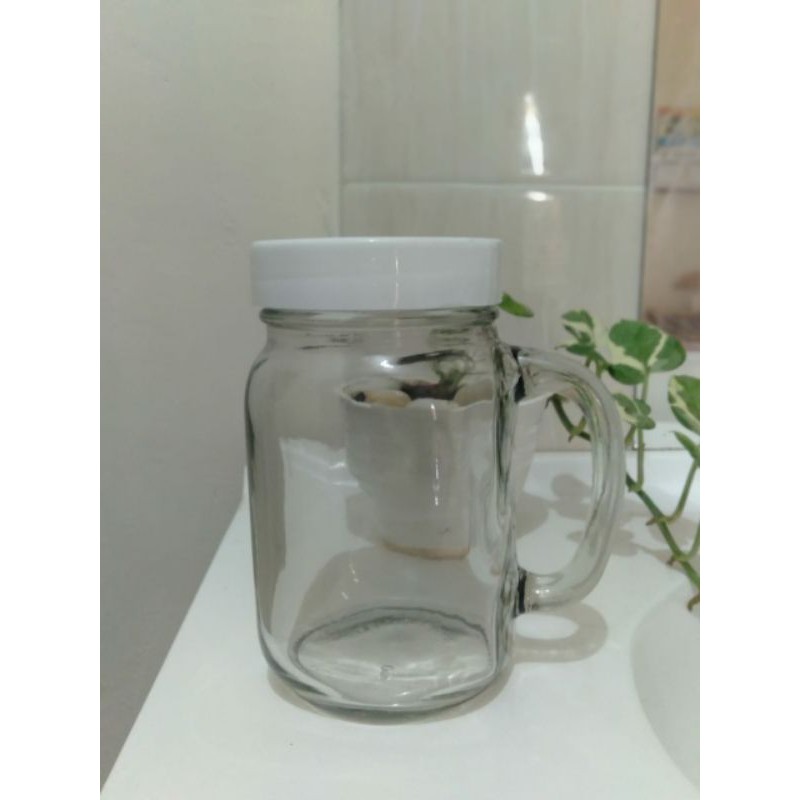 DRINKING JAR IMPORT / MUG / MASON / GELAS KACA HARVEST 450ML