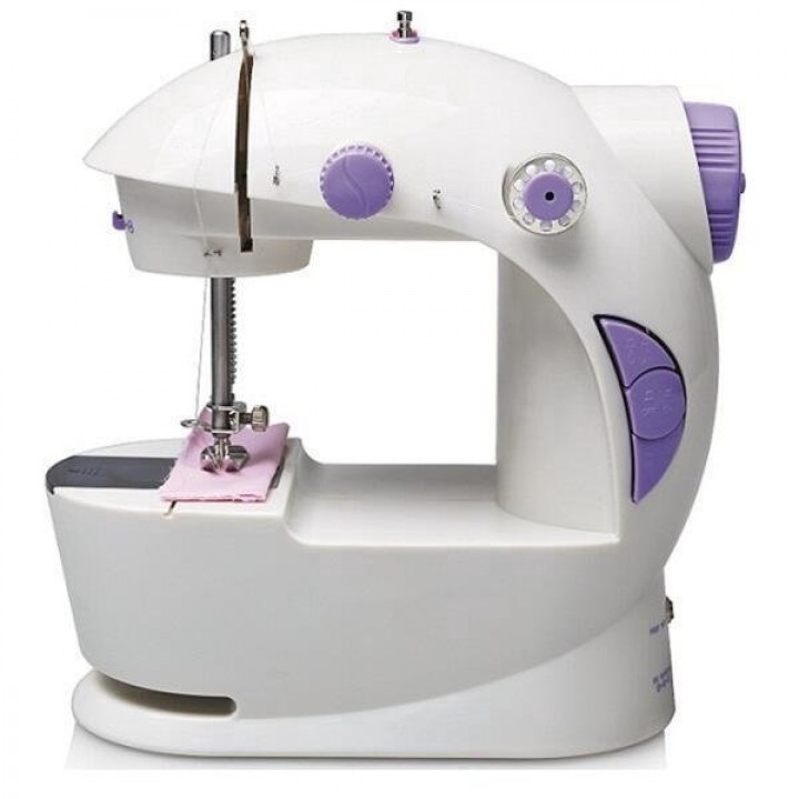 Jual Mini Sewing Machine with BUILT IN LIGHT Double Threads and Two