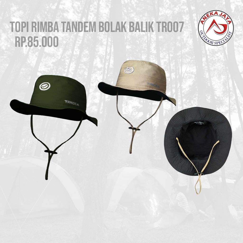 Jual TOPI RIMBA BOLAK BALIK TANDEM TR007 | Shopee Indonesia