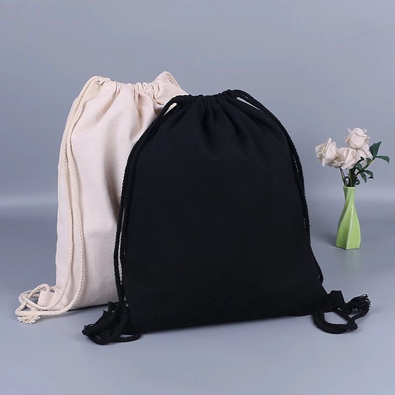 Jual Tas Serut Kordura Tas Kanvas Tas Punggung Siswa Saku Tali Serut
