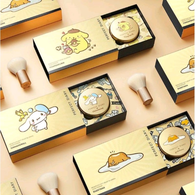 Jual PERFECTDIARY x Sanrio Waterproof Loose Powder Set Weightless Soft