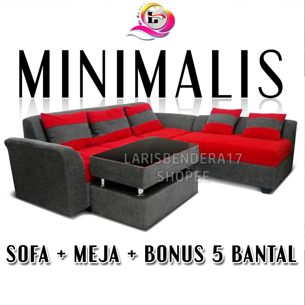 Jual Sofa Ruang Tamu L Minimalis Minang