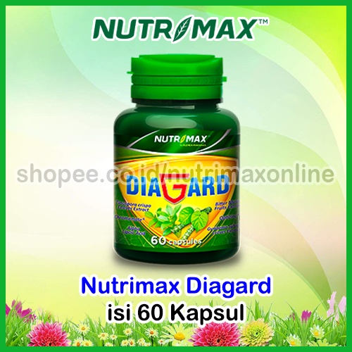 Nutrimax Diagard Isi 60 Vitamin Obat Herbal Penurun Gula Darah Tinggi Diabet Kencing Manis Alami