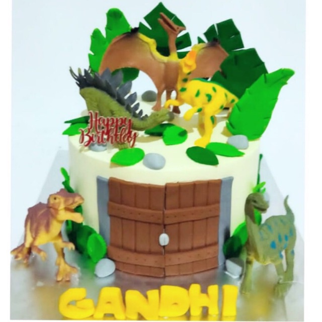 Jual Cake Dinosaurus/kue ulang tahun dinosaurus/kue ultah dinosaurus