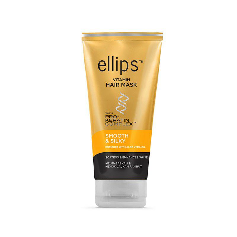 Jual Ellips Vitamin Hair Mask Smooth & Silky 120 gr | Shopee Indonesia