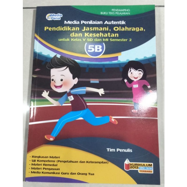 Jual BUKU PJOK MEDIA PENILAIAN AUTENTIK SD/MI TIGA SERANGKAI | Shopee ...