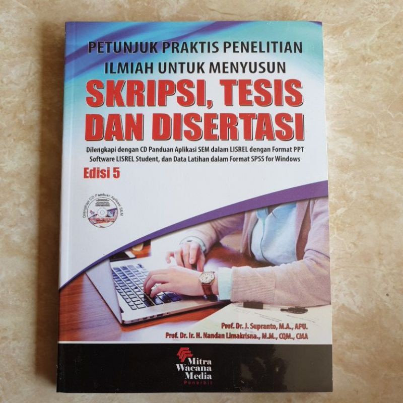 Jual ORIGINAL PETUNJUK PRAKTIS PENELITIAN ILMIAH UNTUK MENYUSUN SKRIPSI ...