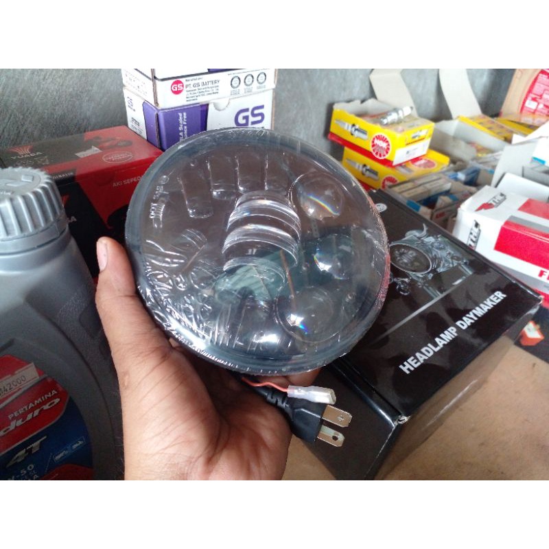 Jual Lampu Depan Headlamp Daymaker Cb Gl Tiger Dll Shopee Indonesia