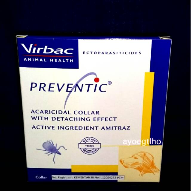 Jual Virbac Preventic Collar for dog (kalung kutu anjing) Shopee