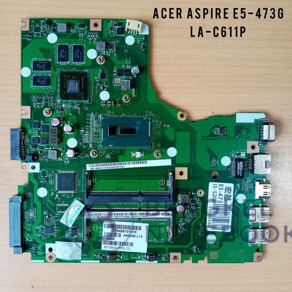 Jual Motherboard Acer Aspire E5 473g E5 474g La C341p I5 Nvidia P248 La C611p Shopee Indonesia 8468