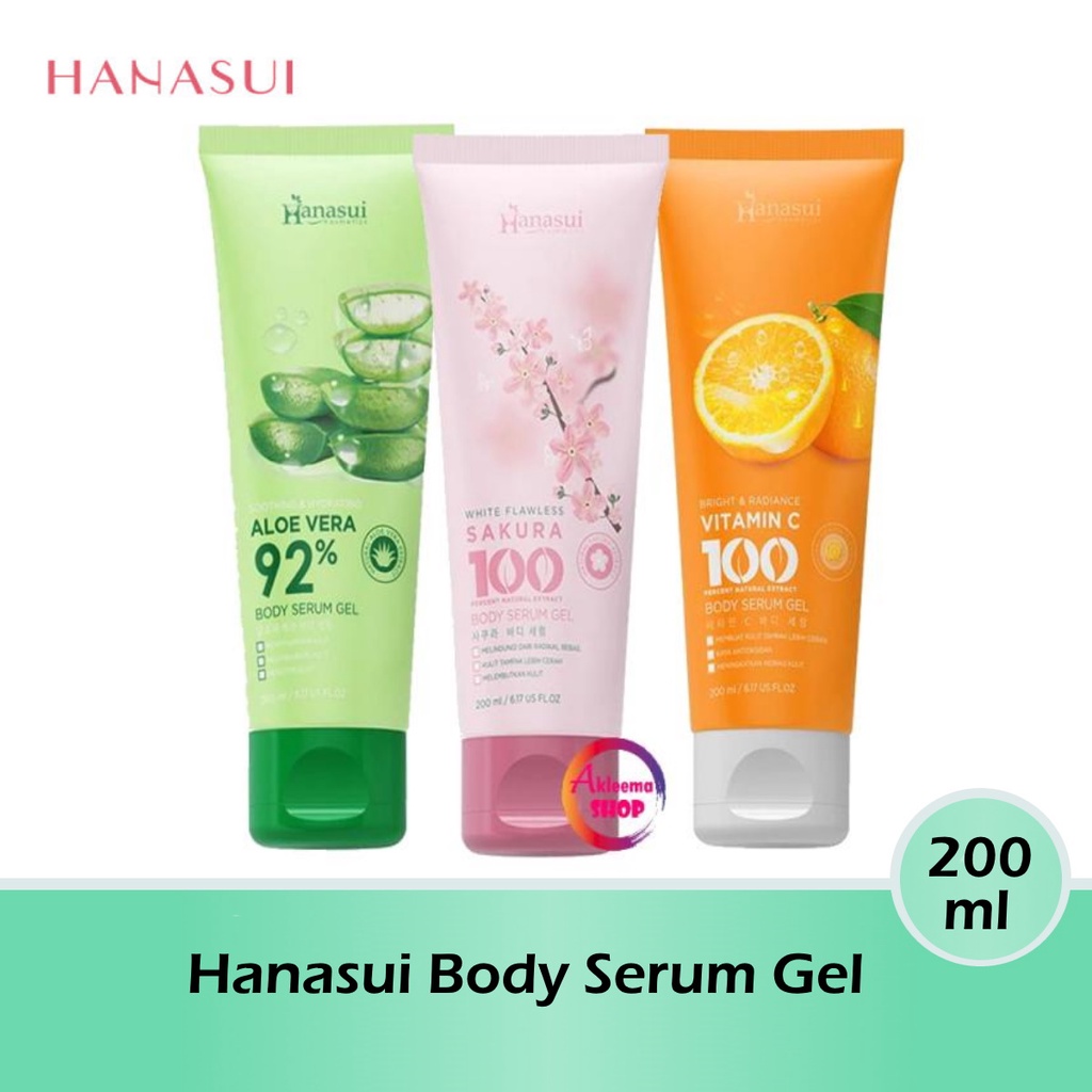 Jual Hanasui Body Serum Gel 200 Ml | Shopee Indonesia