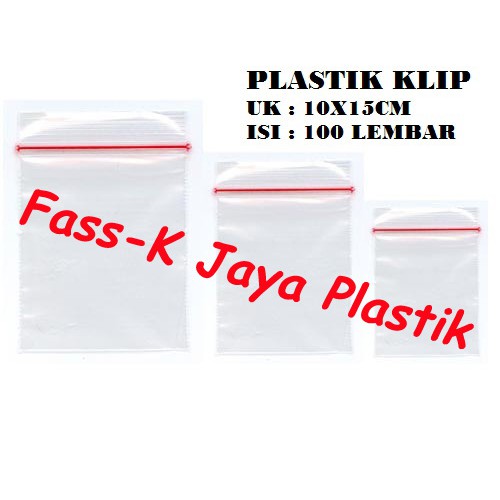 Jual Plastik Klip 10 X 15 Plastik Ziplock Zipper Lock 10x15 Isi 100pcs Shopee Indonesia 0416