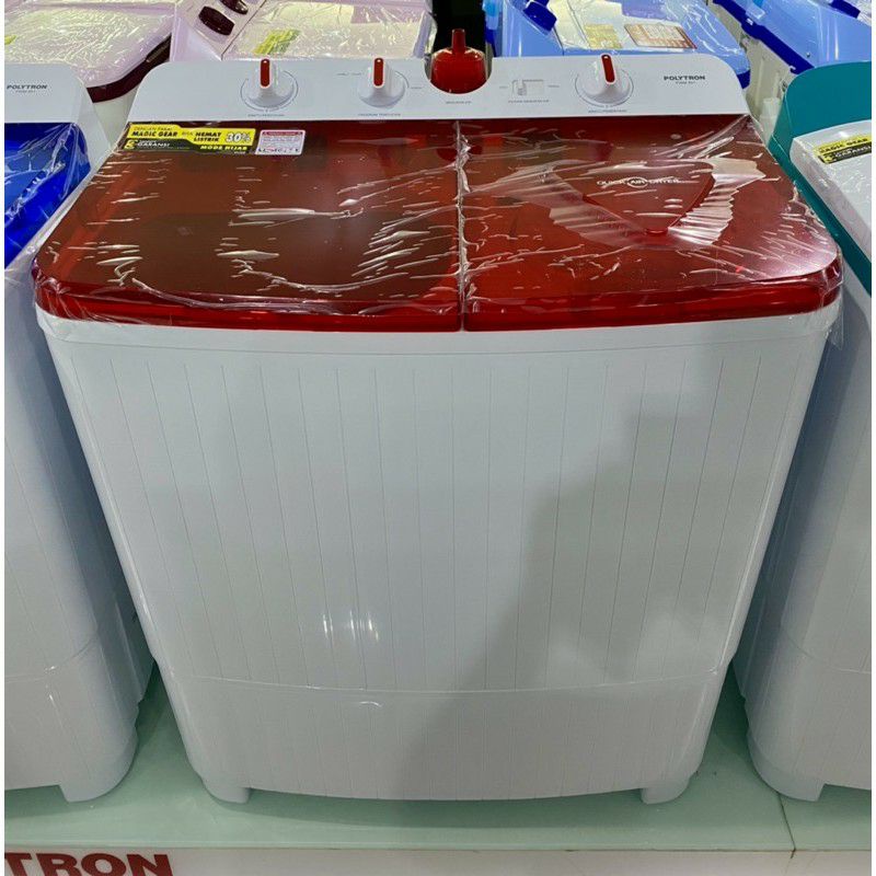 Jual MESIN CUCI POLYTRON PWM 751R KAPASITAS 7.5KG / 8KG KUAT TANGGUH