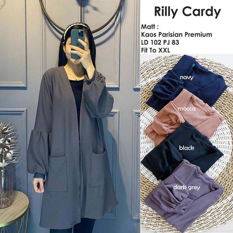 Jual RILLY CARDY Matt Kaos Parisian Premium, LD 102 PJ 83, Fit To XXL ...