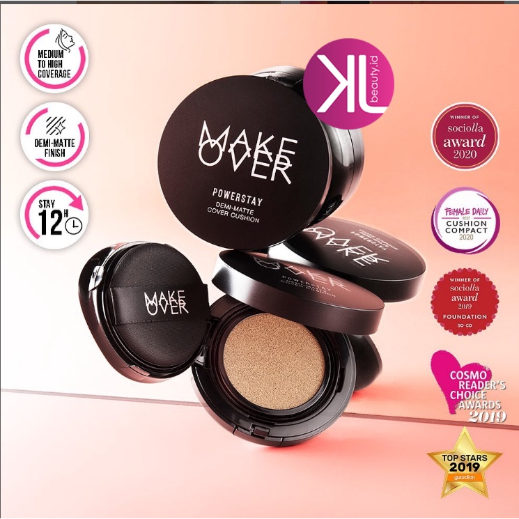 Jual MAKE OVER Powerstay Demi Matte Cover Cushion Shopee Indonesia
