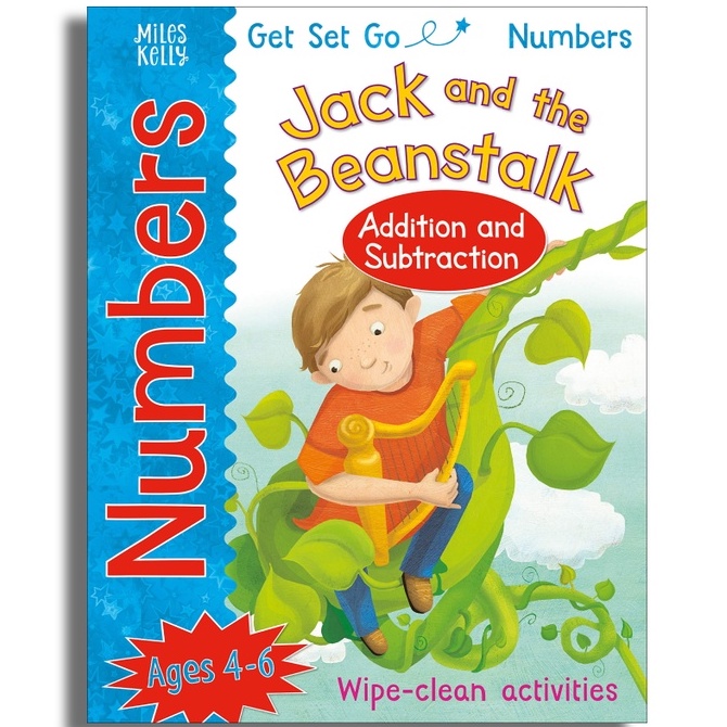 Jual SALE BUKU LATIHAN ANAK JACK AND THE BEANSTALK WIPE AND CLEAN ...