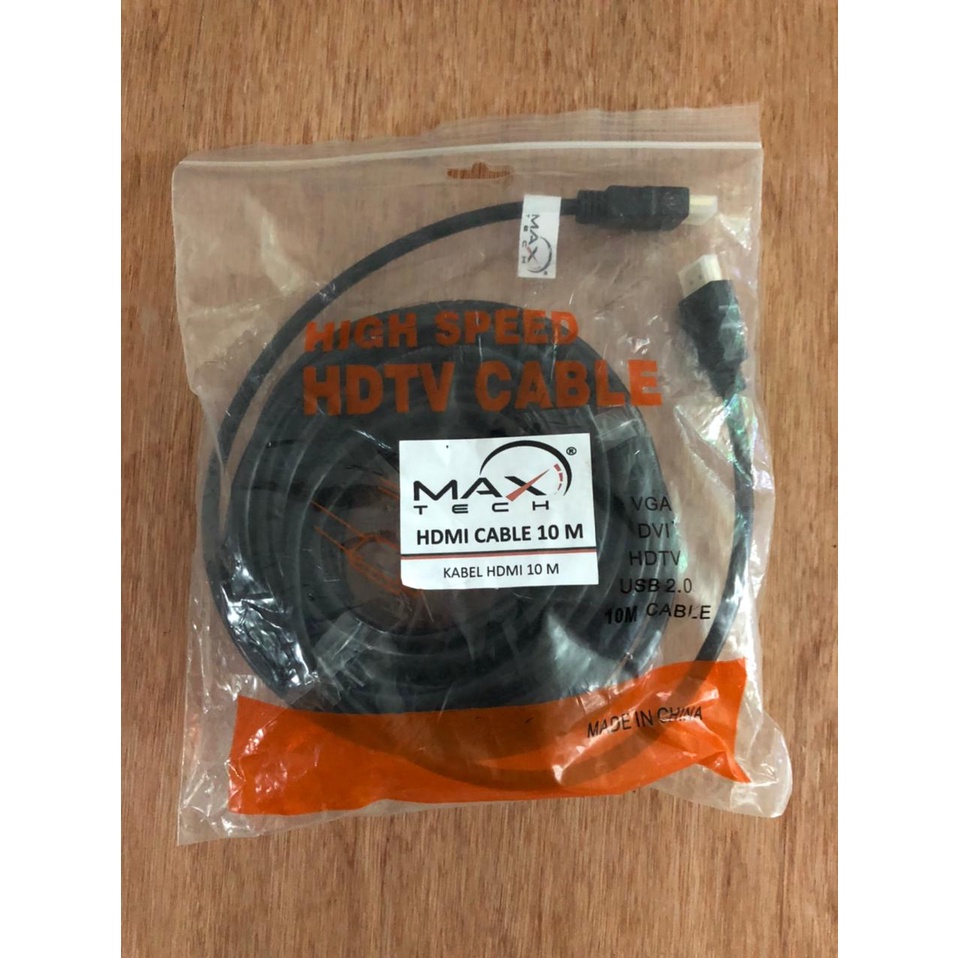 Jual KABEL HDMI 10M MAXTECH | Shopee Indonesia