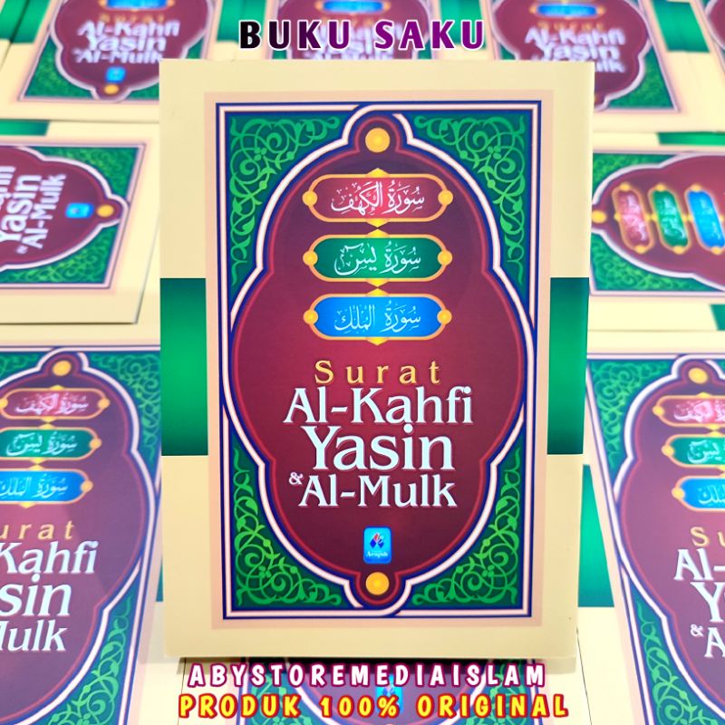 Jual Surah Al Kahfi Yasin Dan Al Mulk Buku Saku Suroh Pilihan Surat Surat Pilihan Penerbit