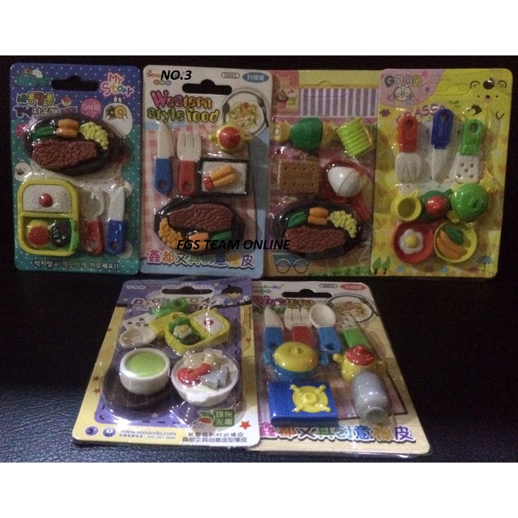 Jual PENGHAPUS KOLEKSI UNIK SET MIKA CUTE STUFF BARANG UNIK KOLEKSI ...