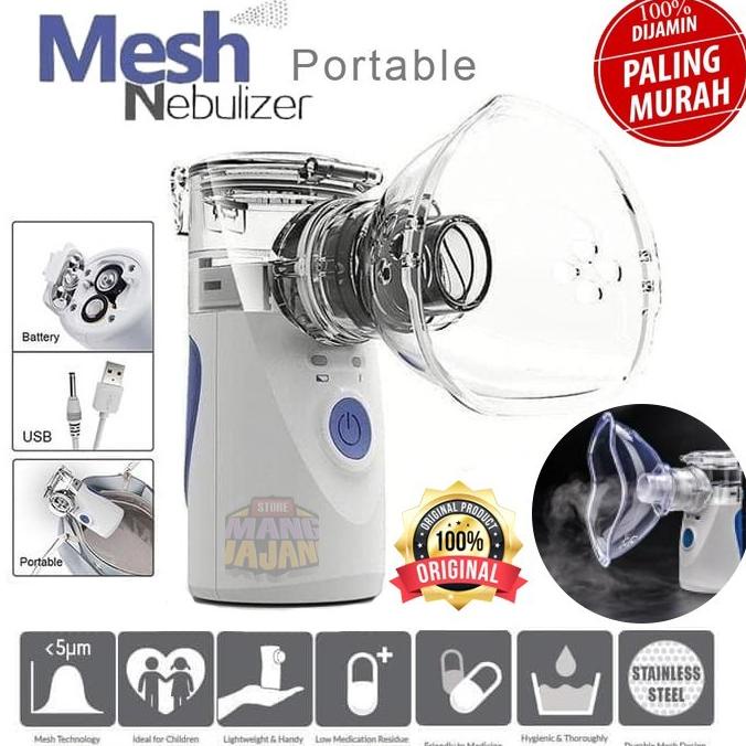 Jual new NEBULIZER MESH PORTABLE ALAT UAP BANTU PERNAFASAN ASMA ...