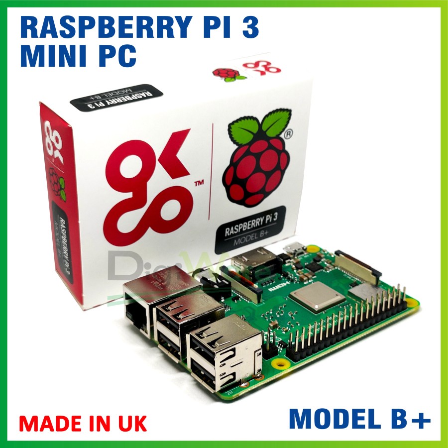 Jual Raspberry Pi 3 Model B+ Made In UK | Shopee Indonesia