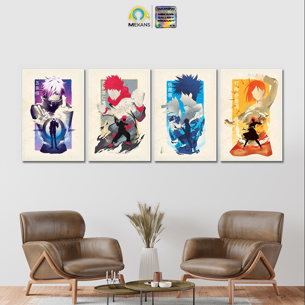 Jual MEKANS JUJUTSU KAISEN ART 20 x 30 #1 Poster Kayu Wall Decor ...