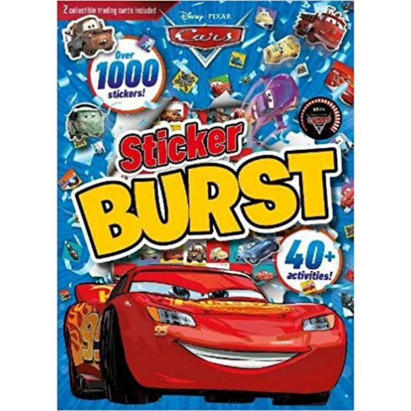 Jual Disney Pixar Cars Sticker Burst Over 1000 Stickers 40+ Activities ...
