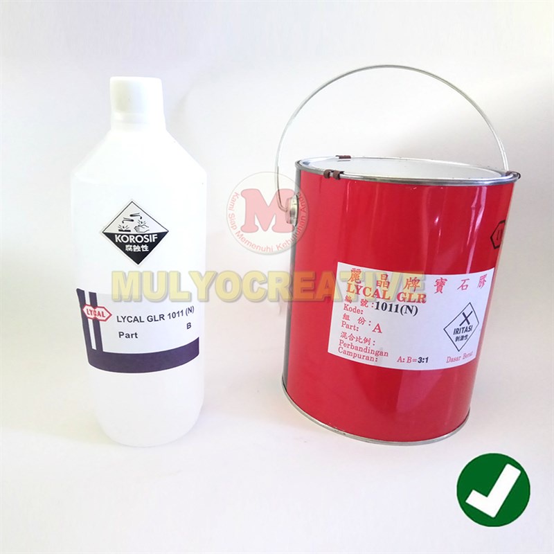 Jual Lycal 1011 Lycal Gem Like Resin - Bening Keras | Shopee Indonesia
