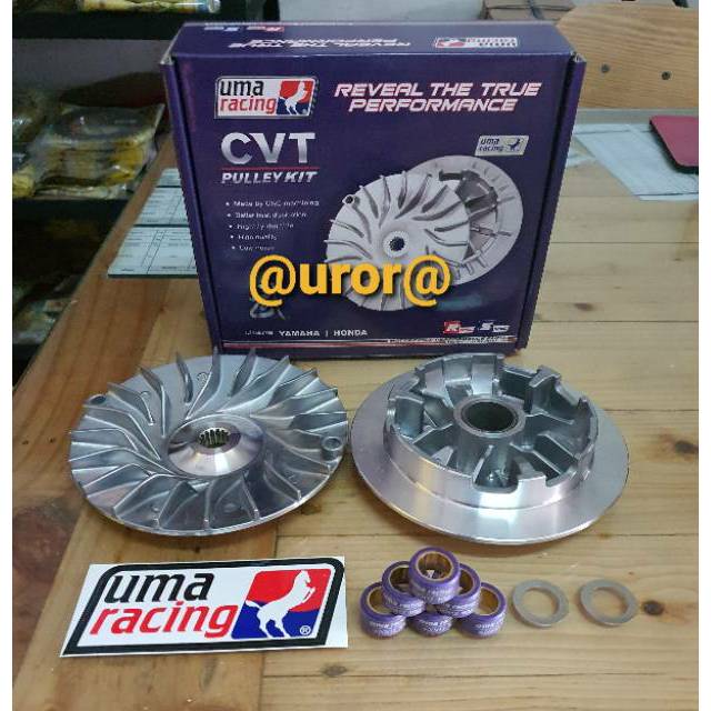 Jual Pulley Set Nmax 155 / Aerox 155 / Lexi 125 UMA Racing Shopee