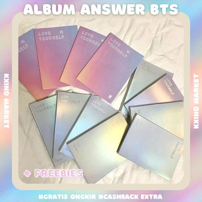 Jual Album BTS Answer / Album BTS Official / Album Unsealed / Album ...