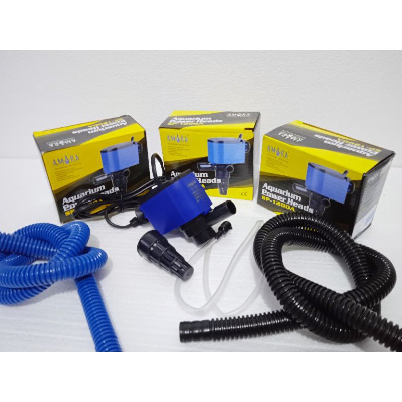 Jual POMPA AIR PEMBERSIH AQUARIUM RENDAM AMARA POWER HEAD SP - 1200A ...