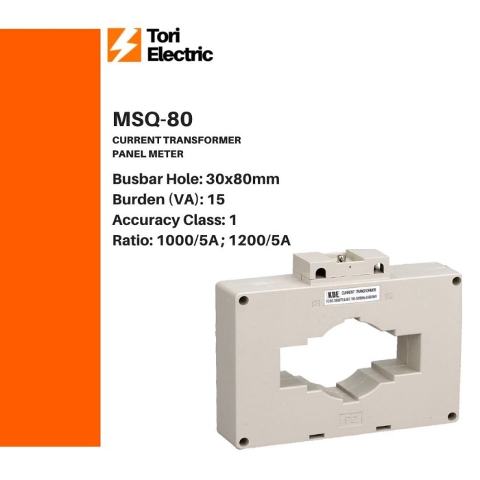 Jual MSQ-80 1000/5A 1200/5A Current Transformer 1000 1200 5A CT PANEL ...