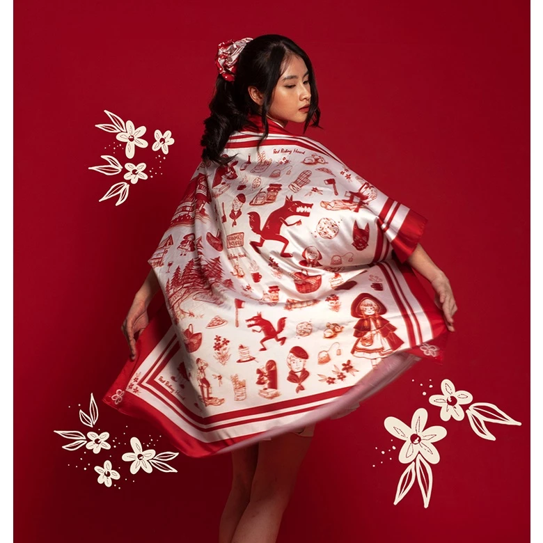  Outer Scarf Little Red Riding Hood