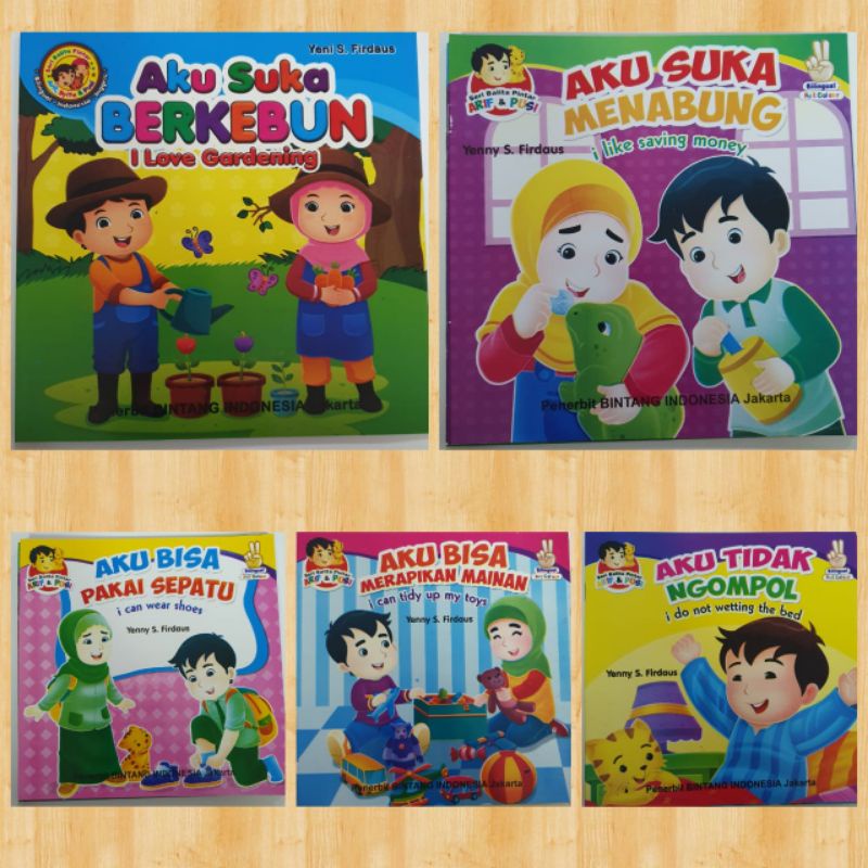 Jual buku cerita anak bergambar seri balita pintar Bilingual | Shopee ...