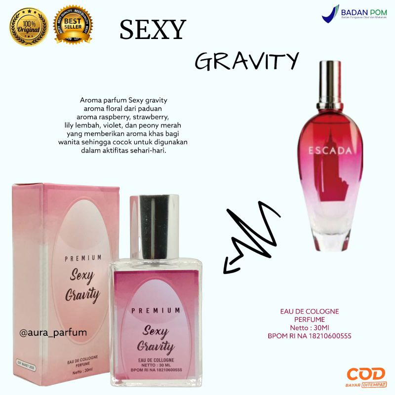 Jual PARFUM ESCADA SEXY FRAVITY ORIGINAL PARFUM SEXY GRAVITI PARFUM