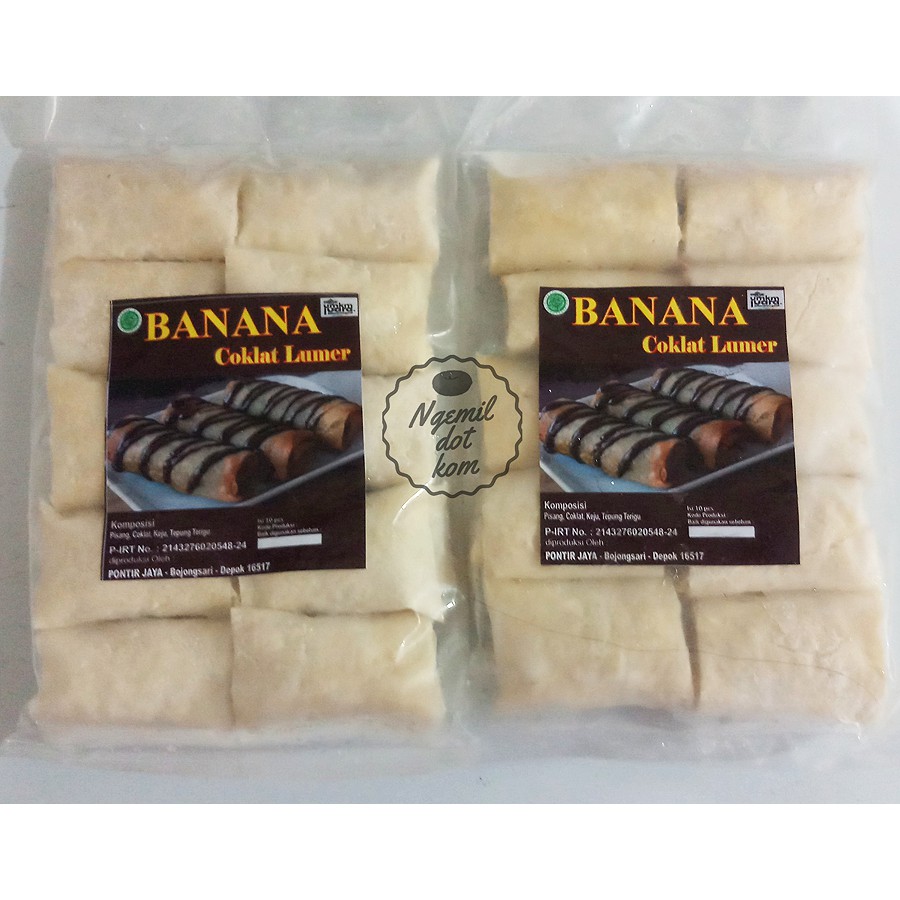 Jual Pisang Coklat Keju Piscok Frozen Piscok Lumer Banana Coklat