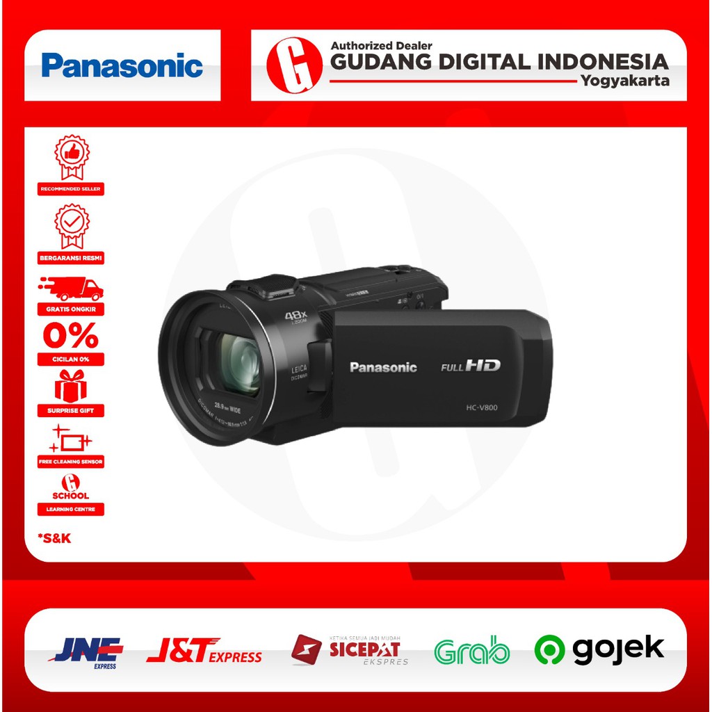 Jual Handycam Camcorder Panasonic HC V800 Full HD | Shopee Indonesia