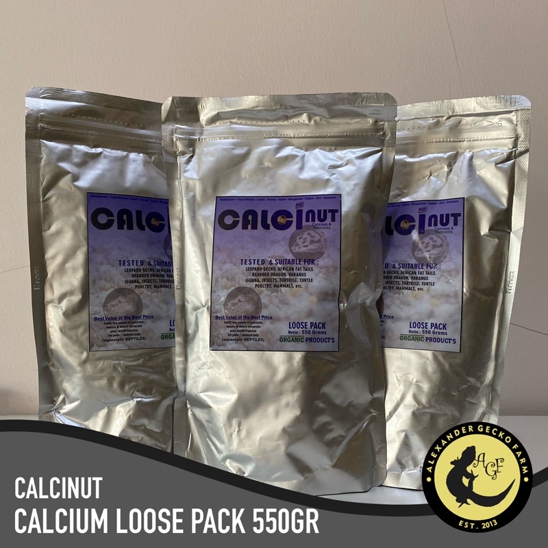 Jual Calcinut Loose Pack 550gr Calcium / Kalsium Leopard Gecko / Reptil ...
