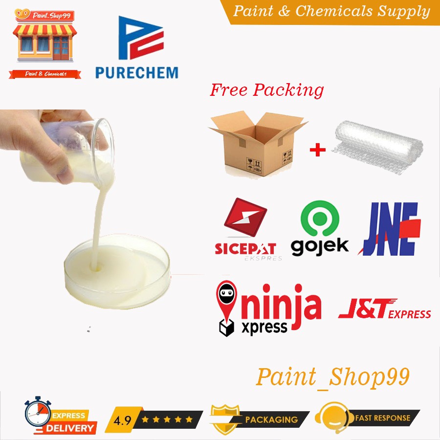 Jual Binder Cat Tembok / Vinyl Acrylic Emulsion / Latex / 1kg Shopee